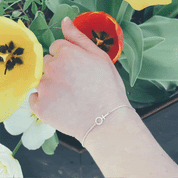 Agda armband med kvinnosymbol