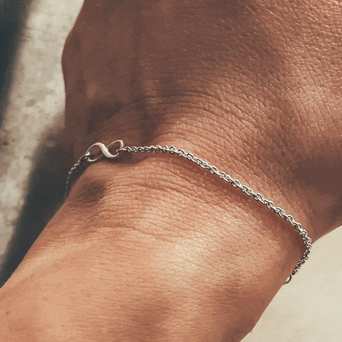 Evighet armband silver