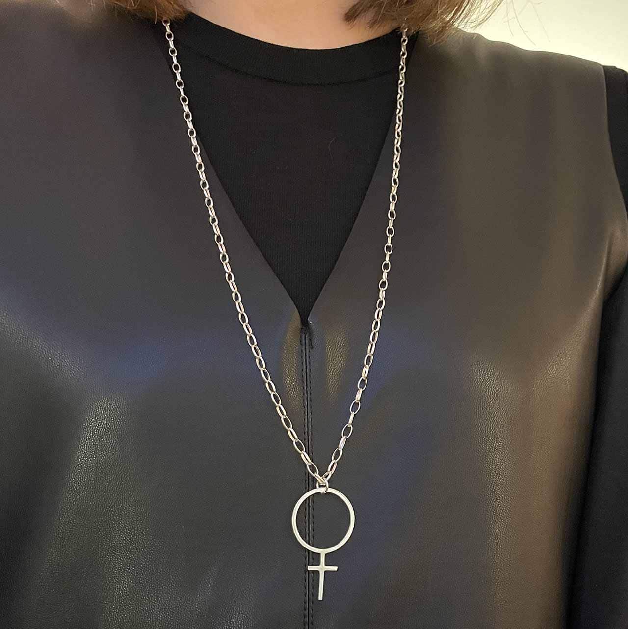 Ankarkedja Oval Silver - Feministsmeden