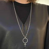 Anchor Chain Oval Silver