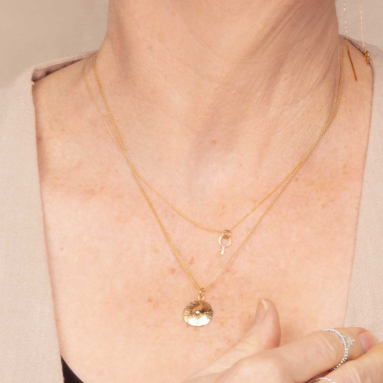 Bröstvårta 18k - Feministsmeden