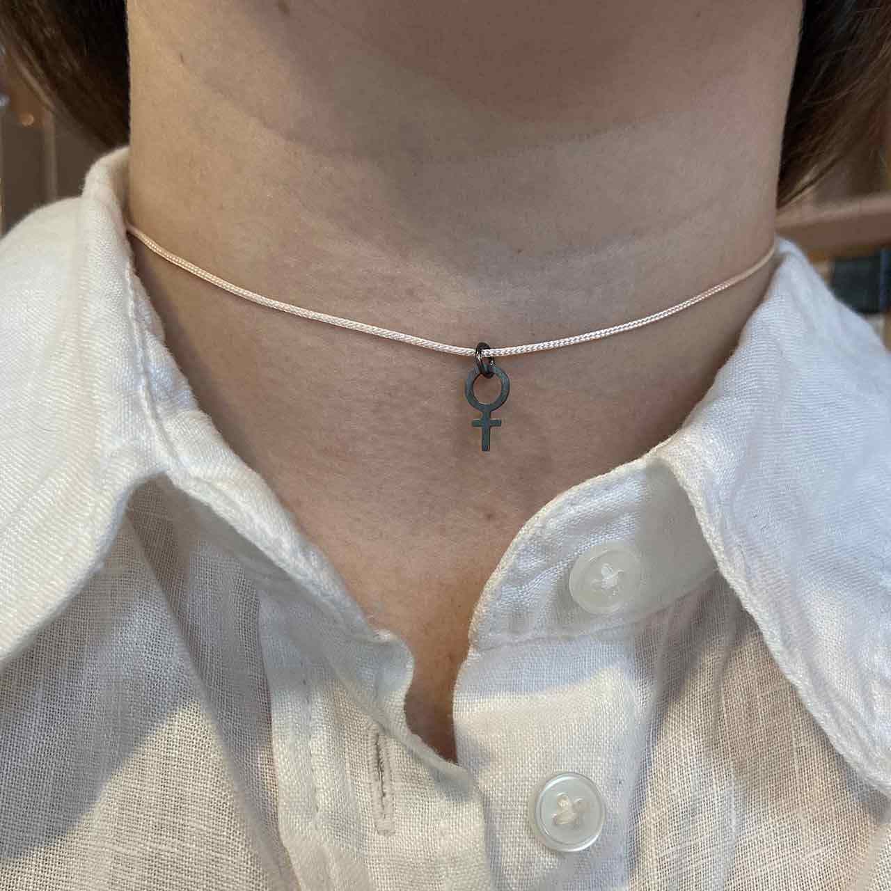 Calla Choker Svartoxiderad - Feministsmeden