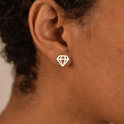 Diamant Örhängen - Feministsmeden