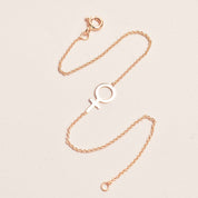 Edith Feministarmband 18k guld - Feministsmeden