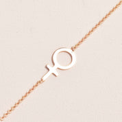 Edith Feministarmband 18k guld - Feministsmeden