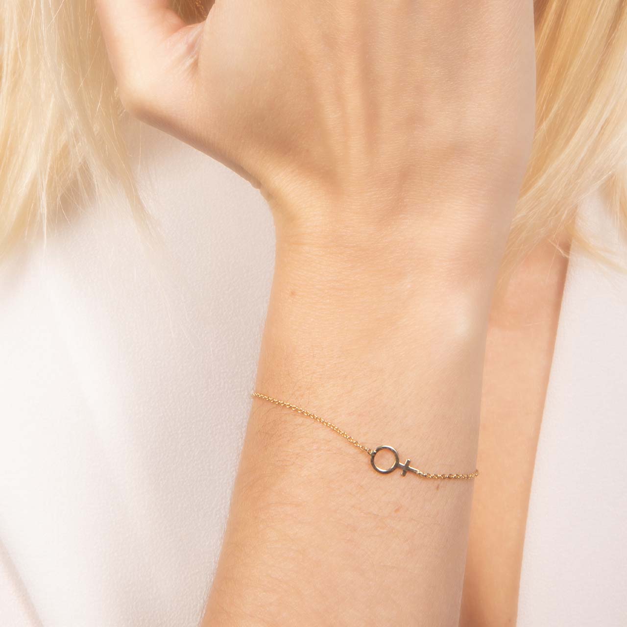 Edith Feministarmband 18k guld - Feministsmeden