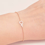 Edith Feministarmband 18k guld - Feministsmeden