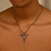 Gwendolyn stor svartoxiderat transsymbol - Feministsmeden