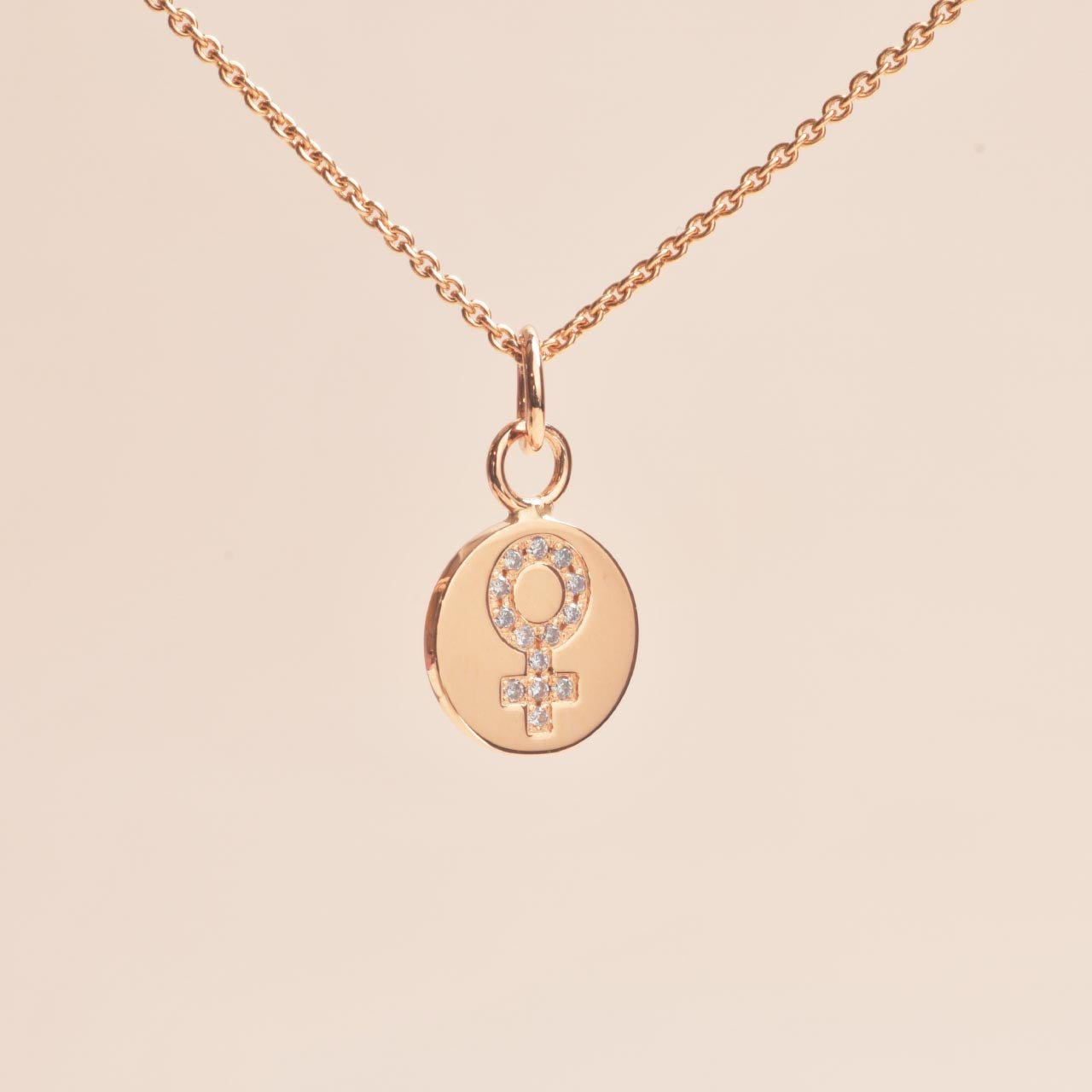 Hubertine 18k Hänge med Diamanter - Feministsmeden