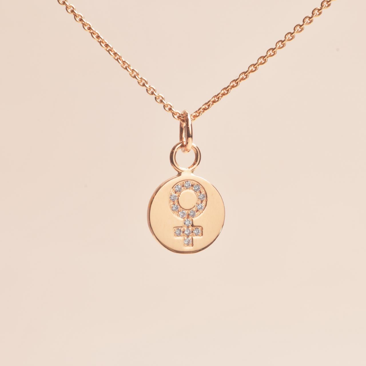 Hubertine 18k Hänge med Diamanter - Feministsmeden