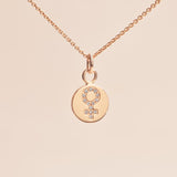 Hubertine 18k Hänge med Diamanter