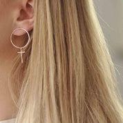 Jean Hamrade Örhängen - Feministsmeden