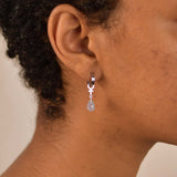 Kalcedon Hoop Örhängen