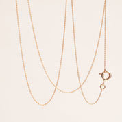 Kedja 0,8mm ø 18k guld - Feministsmeden