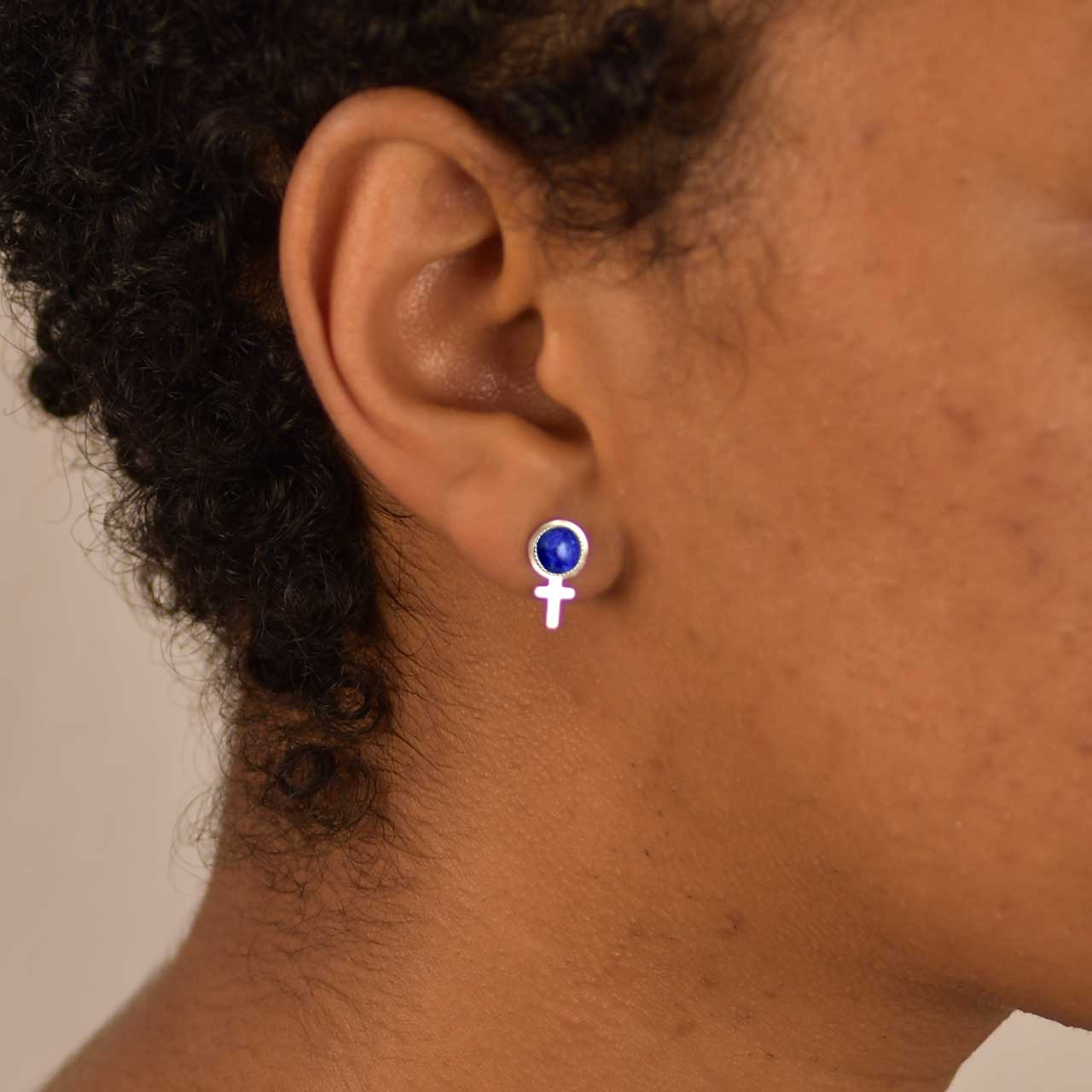 Lapis Lazuli Susan B Studs - Feministsmeden