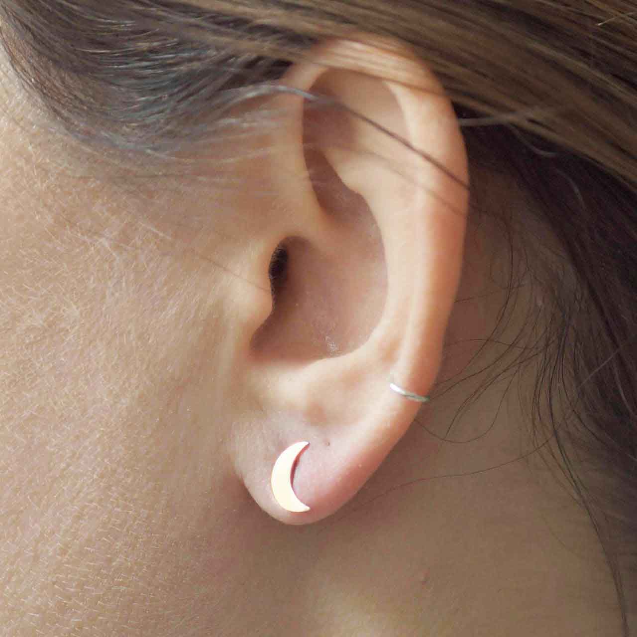 Luna Liten 18k Studs - Feministsmeden
