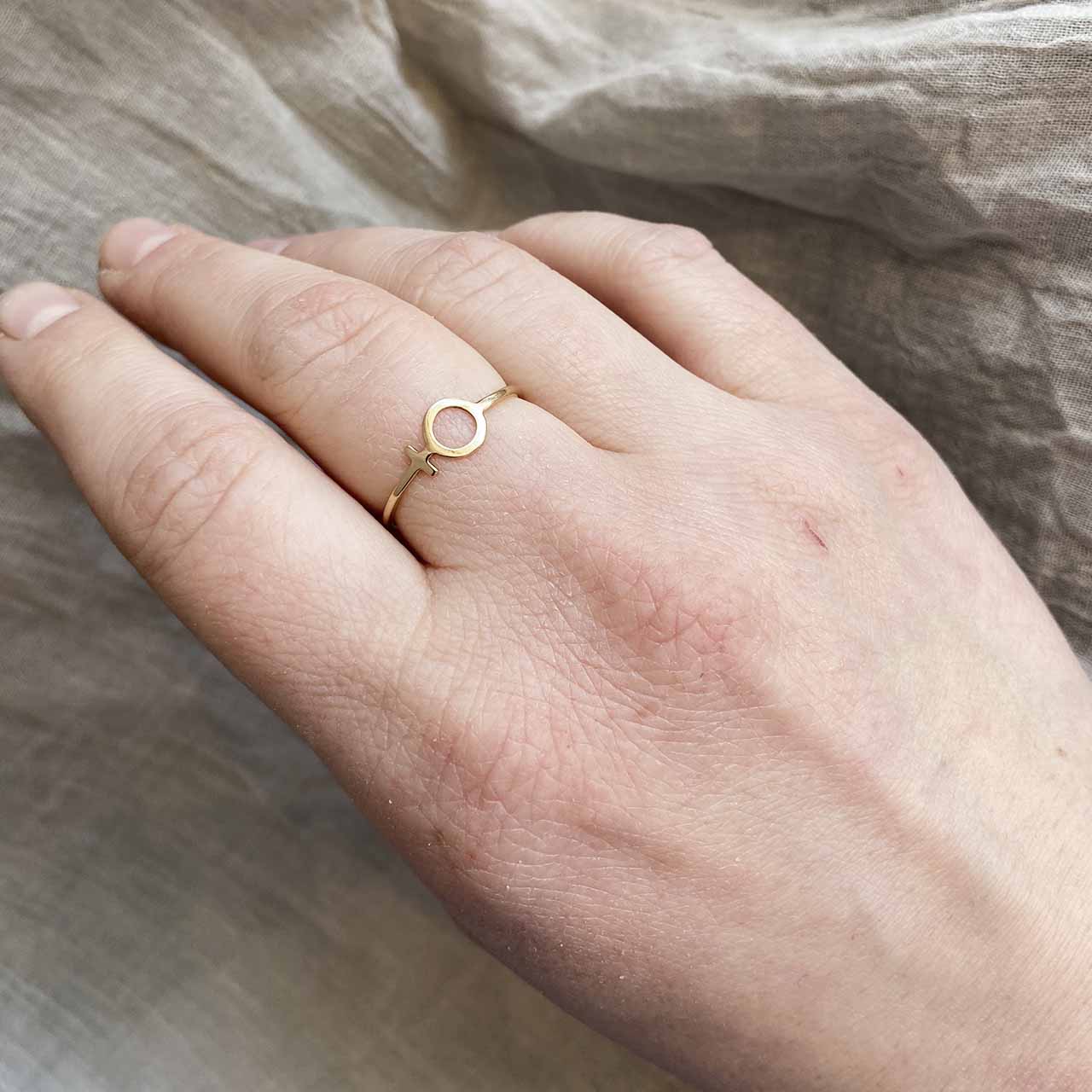 Marie 18k Ring Blank - Feministsmeden