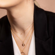 Mini Feministhalsband 18k guld - Feministsmeden