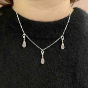 Rosenkvarts Feministhalsband - Feministsmeden