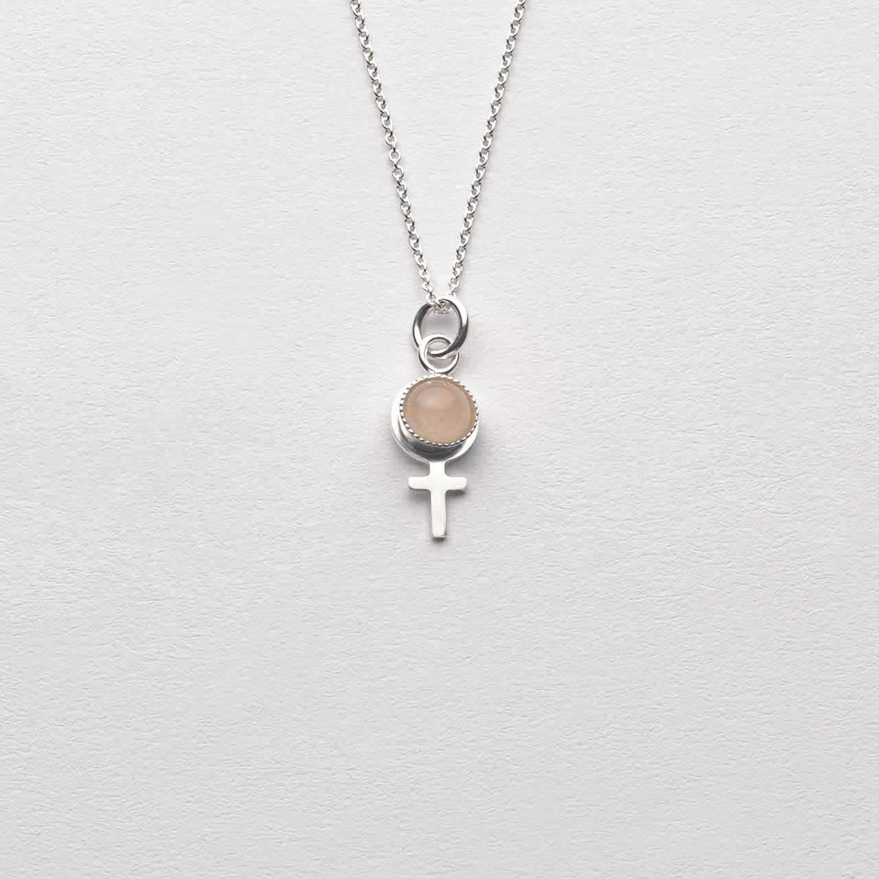 Rosenkvarts Feministsmycke - Feministsmeden