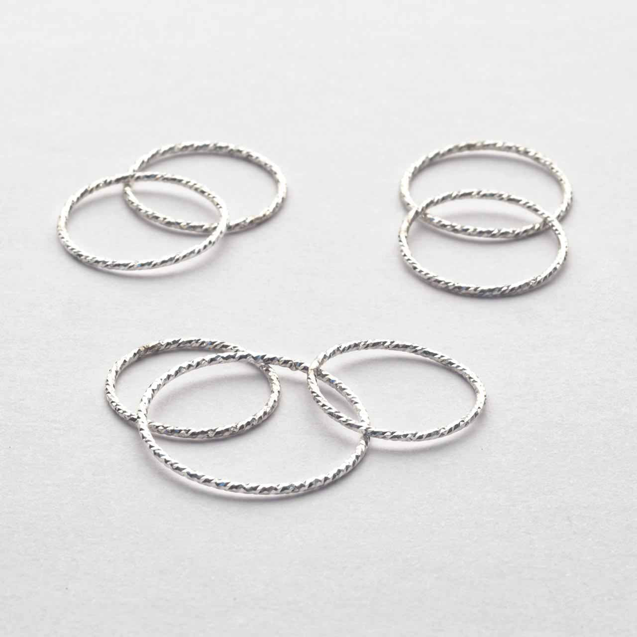 Silverring Glittrig - Feministsmeden