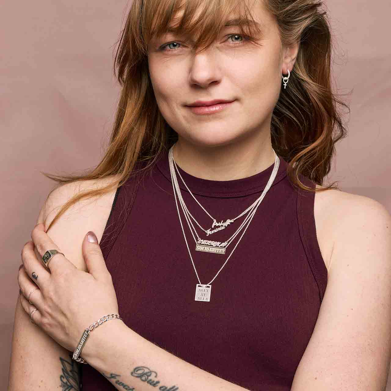 Solidaritet armband - Feministsmeden