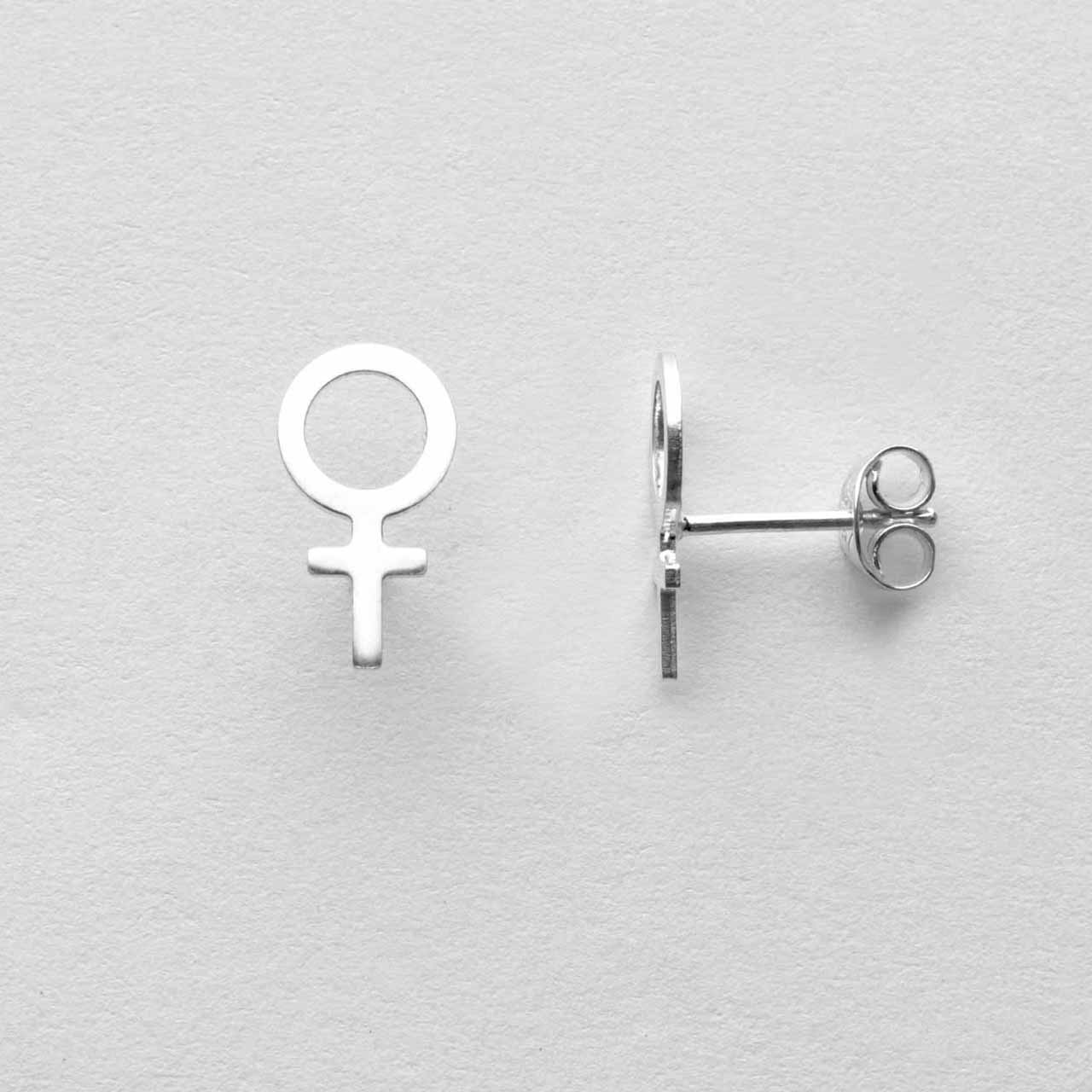 Susan B Blanka Örhängen - Feministsmeden