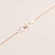 Tillsammans Feministarmband 18k guld - Feministsmeden