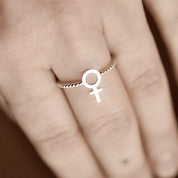 Wilma Ring blank - Feministsmeden