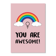 You are Awesome! + Snöre - Feministsmeden